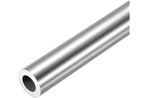 sourcing map Tube capillaire rond en acier inoxydable 304, diamètre intérieur 8 mm, diamètre intérieur 14 mm, diamètre extérieur 305 mm, longueur 305 mm