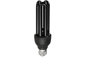 Domary E27 UV-Glödlampa 40W UV-Svart Glödlampa Ultraviolett Fluorescerande CFL- 365nm Svart Ljus med -A-detekteringsljus för