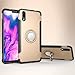Produktbild YQXR Handy Zubehör Für Vivo X21 UD Rüstung Dual Layer 2 in 1 Schutzhülle mit 360 Grad drehbarer Fingerringhalter und Magnet Car Holder Case (Farbe : Gold)