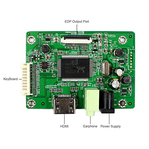 Tarjeta de controlador de entrada de HDMI Kit de controlador de LCD para 11 6    13 3    14    15 6    1920x1080 30Pins edp Pantalla LCD