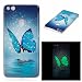 Produktbild Soft TPU Neu Huawei P10 Lite(2017) Tasche Für 5,2-Zoll Huawei P10 Lite(2017) Hülle Silikon Muster [Blau Schmetterling] hinten Ultra Slim Back Cover Schutzhülle Wasserdicht Stoßfest Case[Glanz nachts]