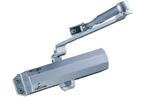 GROOM FERMETURES SA Ferme-Porte GR101 Groom Bras Standard Argent Force 3-101311