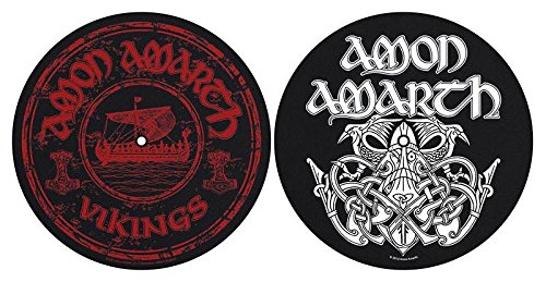 Preisvergleich Produktbild AMON AMARTH DJ SLIPMAT FILZMATTE VIKINGS LOGO