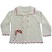 Powell Craft Rabbit Embroidered Cardigan. 100% Cotton 0-2 Years. (0-6 months)