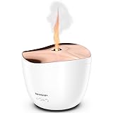 Sharp Diffusore di aromi a ultrasuoni DF-A1E-W, Illuminazione a LED, 200ml, Autospegnimento