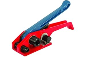 TROJAN PACKAGING Trojan Heavy Duty Polypropylene Strapping Tensioner with Cutter - Manual Banding Tool for use with 12mm Plastic Strapping