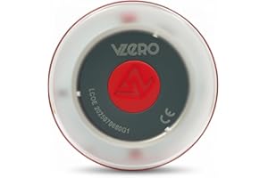 VZ VZERO VZero - Luz de Emergencia V16 con Geolocalización, Señal Homologada Conectada con DGT 3.0, Apta para 2026, Baliza para Coche con eSIM Incluida, Alta Potencia y Sistema Eye Protect