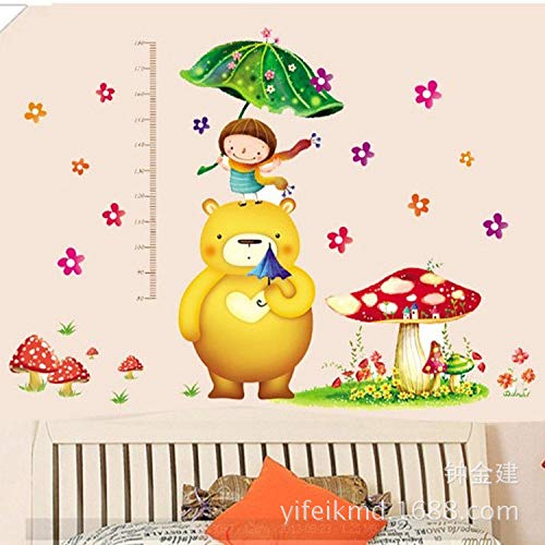 Preisvergleich Produktbild Hongrun Raumhintergrundwanddekoration-Kinderg... der Höhenlehregroßhandelskarikaturkinder