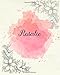 Produktbild Rosalie: 8x10 Inches 110 Pages Pink Floral Cover Design Journal with Lettering Name, Journal Composition Notebook, Rosalie