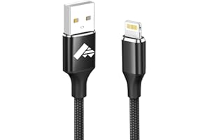 Aioneus Cable iPhone 2M Cable iPhone Carga Rápida MFi Certificado Cable Cargador iPhone Nylon Trenzado USB Cable Lightning Compatible con iPhone 14 13 12 11 Pro XS MAX XR X 8 7 6S 6 Plus 5 5S, iPad