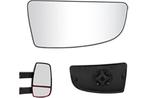 SENZEAL Cristal de Retrovisor Inferior Derecha para Ford Transit MK8 2014 2015 2016 2017 2018 2019 2020 2021 2022 1855102 BK3117A700AB (Inferior Derecha)