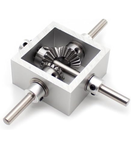 90° Kegelradgetriebe 4mm Welle - Rechtwinkliges Getriebe Für DIY Projekte