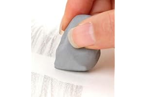 GENERIC MMCG Pack of 4 Kneadable Erasers for Artists, Kneadable Drawing Putty, Drawing Kneadable Art Eraser for Charcoal, Artist Putty for Erasing Blurring Highlighting, Soft Putty Kneaded Art Eraser Fidget