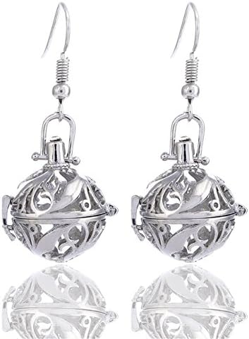 Leaves Earings Essential Oil Aromatherapy Diffuser Lava Dangle Earings With free Velvet Gift Pouch