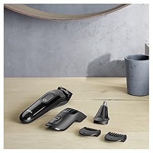 Braun Multi Grooming Kit, 6-in-1 Beard and Hair Trimming Kit with Nose Trimmer Attachment - Image 5