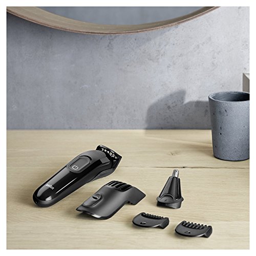 Braun Multi Grooming Kit, 6-in-1 Beard and Hair Trimming Kit with Nose Trimmer Attachment - Image 6