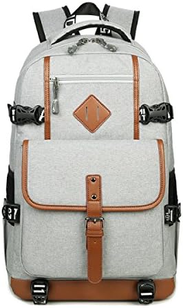 Shoulder Travel Outdoor Backpack Business Leisure Multi-purpose Travel Backpack,Grey-L