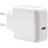 Amazon Basics - Caricabatterie da muro tipo C 3.0 da 30 W, a una porta, presa EU, colore: bianco