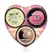 The Body Shop Pink Union Jack Heart Shaped Body Butter Gift Set 50ml-Moringa-Shea-British Rose