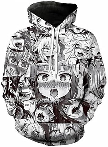 Hoodissx 3D Hoodie Funny Print Men's Hoody Hoodie Street Casual Pocket Sweatshirt