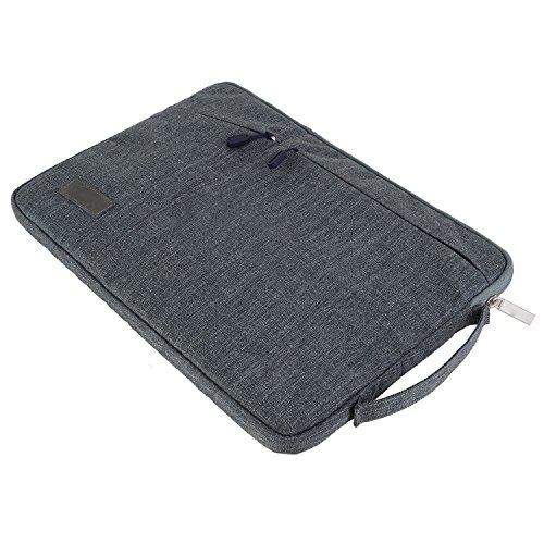 XGUO Traveller Serie-Macbook/Surface/iPad Pro/Matebook 11.6-15.4 Zoll Tasche MacBook Air Sleeve hülle Macbook Pro Surface Book Waterproof Sleeve Tasche Outdoor Laptop Cover Carring Tasche( Grau,11.6 Zoll) - 8