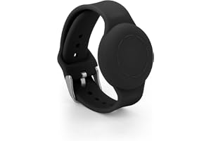 Barnarmband för Airtag, Vattentätt Silikonarmband för Barn Justerbart Mjukt Klockband för Airtag för Småbarn GPS-Spårningsmär