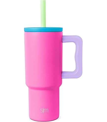 Simple Modern Trek beker van 30 oz met handvat en rietje
