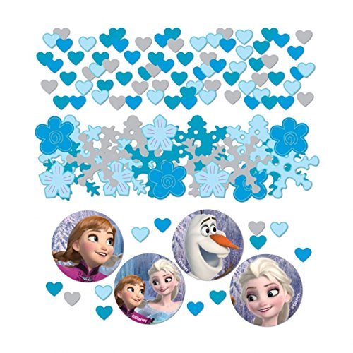 3 Tüten Konfetti * FROZEN - DIE EISKÖNIGIN * für Kindergeburtstag und Motto-Party // Party Kinder Geburtstag Party Deko Confetti Motto Disney Elsa Anna Schneeflocken Herzen