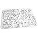 Produktbild Food Frenzy Lake Coloring Book Baby Toddler Waterproof Washable Diaper Portable Reusable Changing Pad Mat 27.5 x19.7 Inch