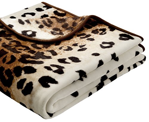 biederlack De Luxe Wohndecke Leopard 150×200 multi - 5