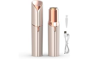 KAYZON Peach Fuzz Remover for Women - Mini USB Rechargeable Epilator & Trimmer for Face, Lips & Body