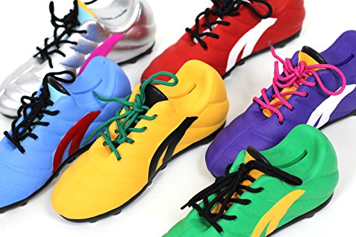 Spardose Fußballschuh Lila / Keramik mit echtem Schnürsenkel / 21 x 10 x 8 cm - 4