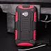 Produktbild HTC One M7 Hülle, Cocomii Robot Armor NEW [Heavy Duty] Premium Belt Clip Holster Kickstand Shockproof Hard Bumper Shell [Military Defender] Full Body Dual Layer Rugged Cover Case Schutzhülle (Red)