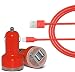 Produktbild USB Typ C KFZ-Ladegerät, Dual USB Bullet KFZ Auto Ladegerät mit Typ C USB-Kabel Sync & Charge Reise Adapter Ladegerät 2 in 1 Pack für Google Pixel, Google Pixel XL, Microsoft Lumia 950/950 X L, One Eiter 2, One Plus 3, Nexus 6P, Nexus 5 x, Huawei Ascend/P9/P9 Plus, LG G5, HTC 10, Sony Xperia XT und alle Typ C Die Geräte unterstützen