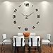 Produktbild DQuietness 3Dkreativedo-It-Yourselfwanduhren Wanduhr Maximale Größe Einer Kontinentalen Einfache Wohnzimmer Wand Von Uhren,Andere,Himmelblau