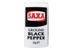 Saxa Ground Black Pepper (25G) - Pack Of 2