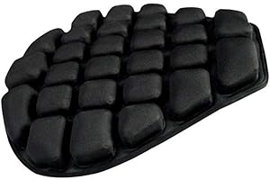 MoreChioce Poduszka na siedzenie motocyklowe, odporna na wstrząsy, nadmuchiwana poduszka do siedzenia motocykla, wygodna podkładka antypoślizgowa, motocykl, wypełniona wodą, chłodząca podkładka do siedzenia z pompką powietrza