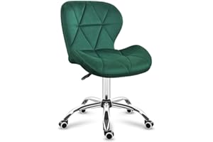 ‎MARK ADLER MARK ADLER Future 3.0 | Drehstuhl Bürostuhl Stuhl Schreibtischstuhl Polsterstuhl | Höhenverstellbar bis 130 kg belastbar Atmungsaktiver Samt Velours | Homeoffice Arbeitszimmer Schminktisch | Grün