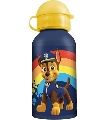 Paw Patrol Trinkflasche Für Kinder – Aus Aluminium, 520 Ml – Mit Auslaufsicherem Verschluss