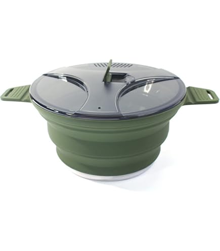 Pentola Cottura Lenta 6QT Divisore Fornello Lento In Silicone Aolso - 4 Scomparti Per Pentola 6 Qt Con Guanti Da Forno Pentola Lenta Multifunzione