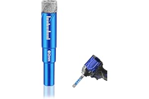 XYZDOUBLE Foret Carrelage 12mm Forets Mèches Diamant pour Verre Carrelage Céramique Marbre Porcelaine Fonctionne Avec Toutes Les Perceuses électriques et Meuleuses