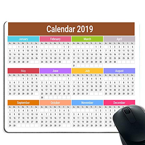 Preisvergleich Produktbild 2019 neues Kalender-Mauspad