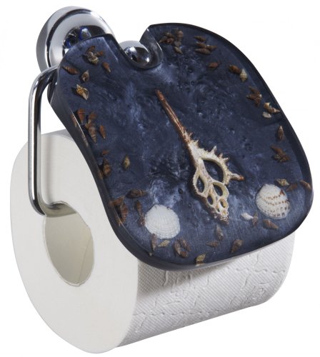 Preisvergleich Produktbild SANWOOD Papierrollenhalter Nachtmeer mit Deckel