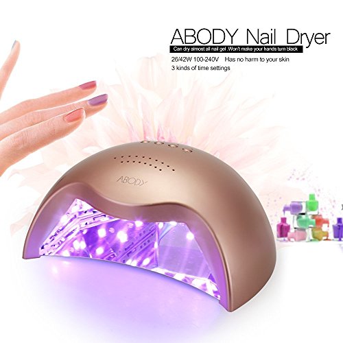 Abody 26/42W LED UV Lampen Nagel Trockner Professionelle Fingernagel und Zehennagel?Geltrocknen Maschine 100-240V EU Stecker - 9