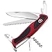 Produktbild Victorinox Taschenmesser Ranger Grip 55 (12 Funktionen, Feststellklinge, Säge) rot/schwarz