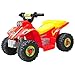 Produktbild Homcom Kinderauto Kinderwagen Elektroauto Kinderfahrzeug Kindermotorrad Quad Elektroquad Kinderquad Elektromotorrad (Elektroquad/rot-gelb)