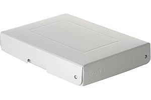 FALKEN PureBox Pro. Made in Germany. 40 mm di altezza, DIN A5 DIN ISO 9706 DIN ISO 16245-A. Contenitore privo di acidi e resistente all'invecchiamento, con coperchio, adatto per archivio