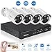 Produktbild kkmoon Kits 4 CH Full HD 1080p PoE NVR Network Video Recorder + 4PC 2.0 MP Megapixel PoE IP Kamera Bullet Weatherproof Unterstützung Außen P2P Filter Infrarot-Nachtsicht Android/iOS App