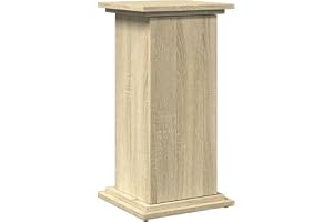 vidaXL Piedestal med förvaring sonoma-ek 31x30x60 cm konstruerat trä