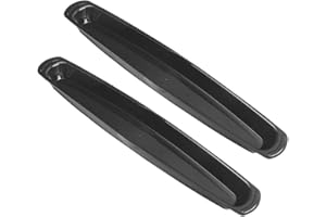 KHIRONHIVE 14.5 Inch Grill Drip Tray For George Foreman Grills Heat-Resistant Large Capacity Easy Clean Black Grease Catcher Outdoor BBQ Accessory(2pcs)